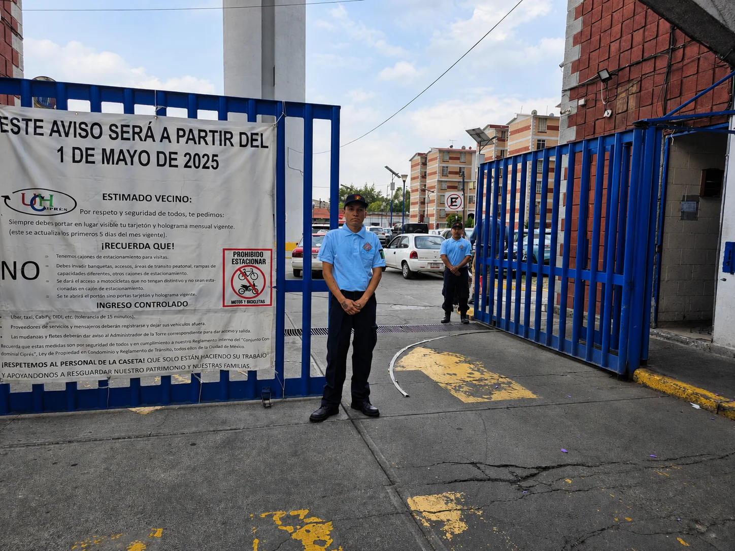 Personal operativo de ASPPC en uniforme oficial · Seguridad privada CDMX